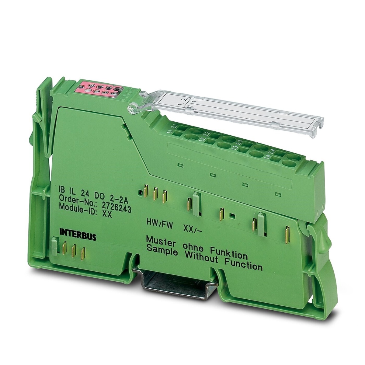 IB IL 24 DO8/HD-XC-PAC, Клеммы Inline