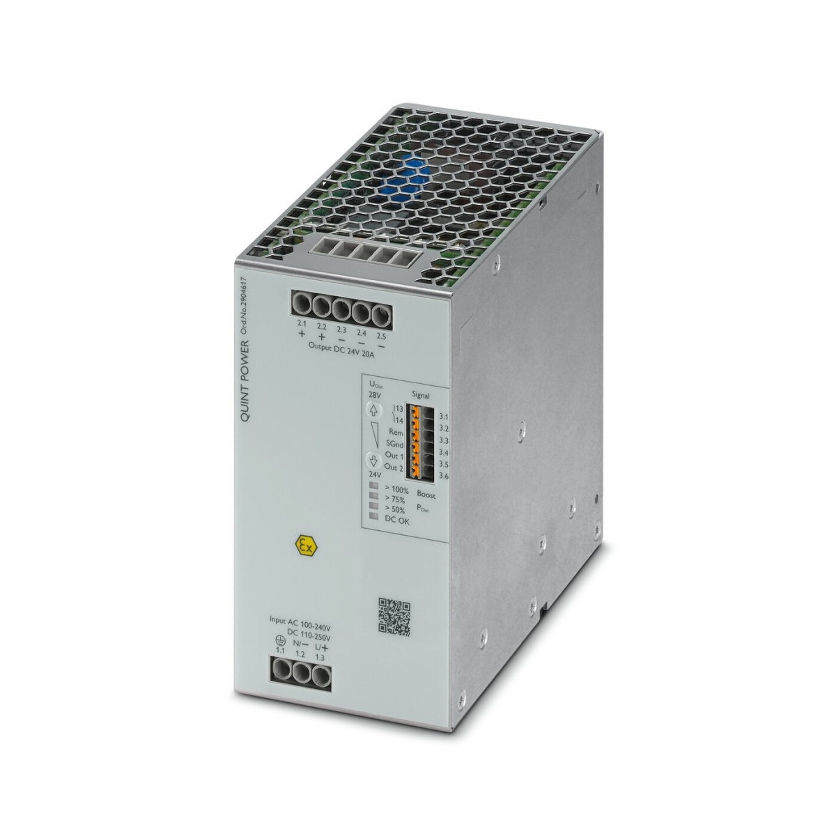 QUINT4-PS/1AC/24DC/20/+, Источник питания