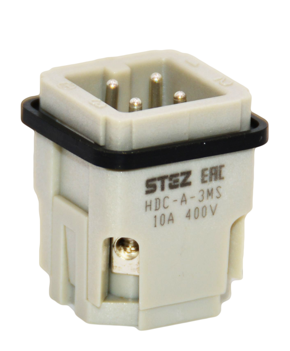 HDC-A-3MS, Вставка контактная, постоянное число полюсов