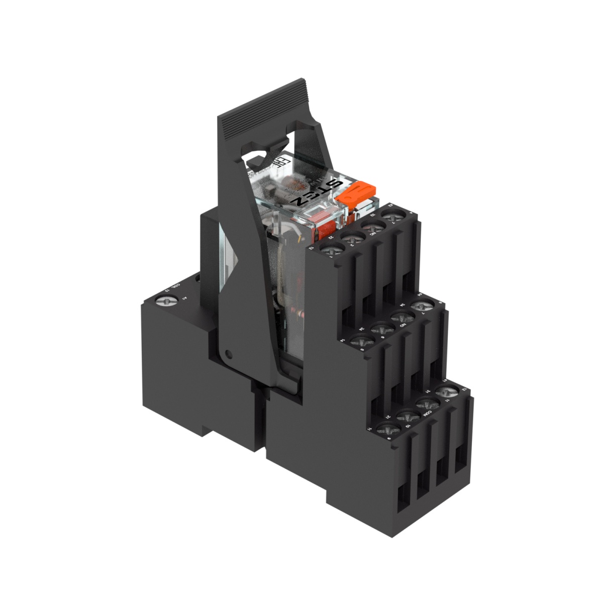 РПМ-4-24D-4AD/S, Реле в сборе, 24DС, диод, 4 контакта