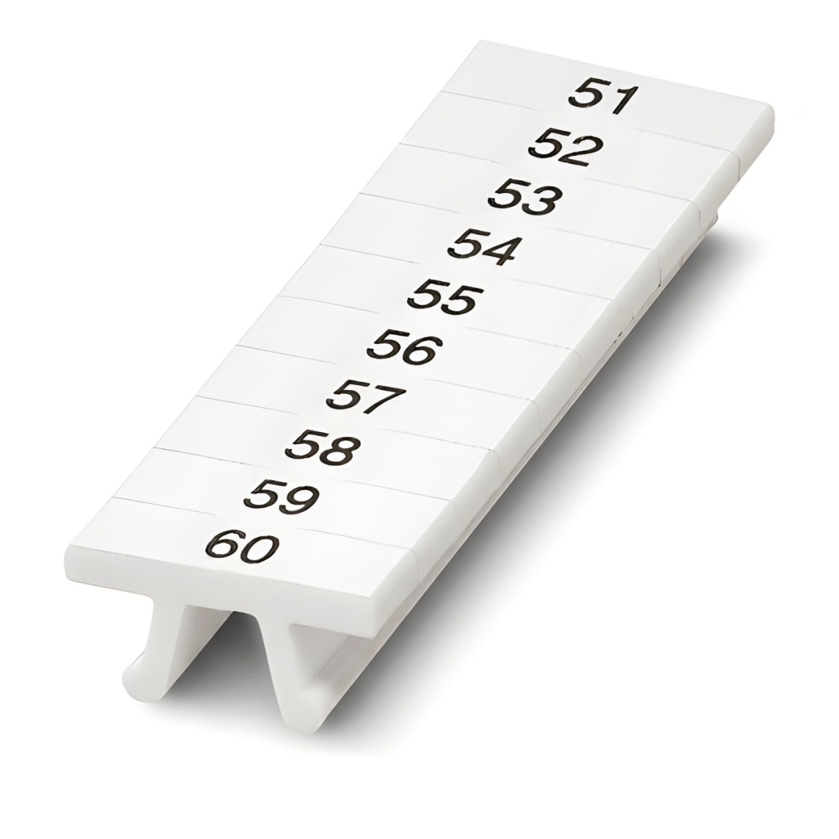 ПМК 3,5,ВЕРТ: 51-60, Шильдик маркировочный