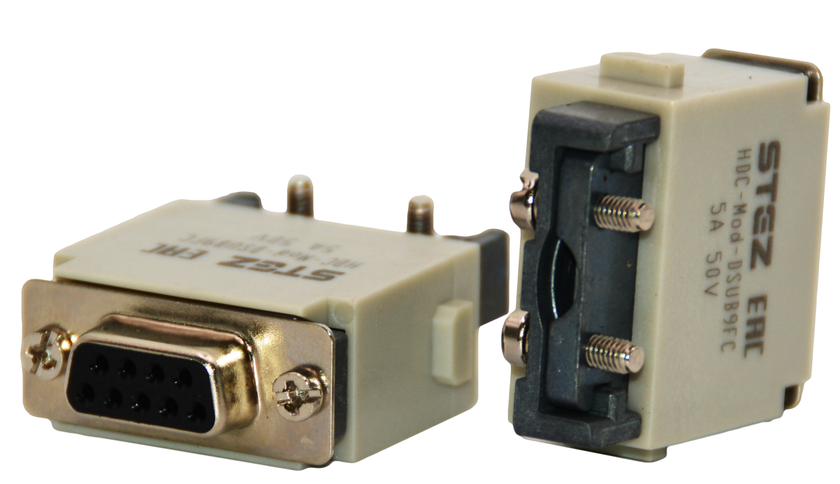 HDC-MOD-DSUB9FC, Вставка контактная, модульная