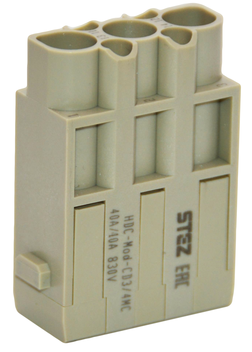 HDC-MOD-CD3/4MC, Вставка контактная, модульная