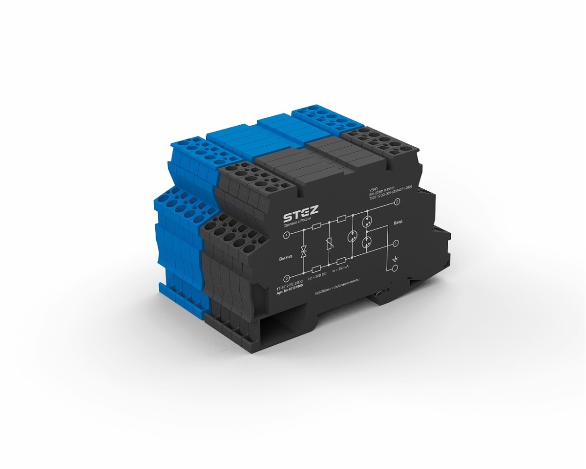 TT-ST-2-PE/S2-24DC, УЗИП для КИПиА
