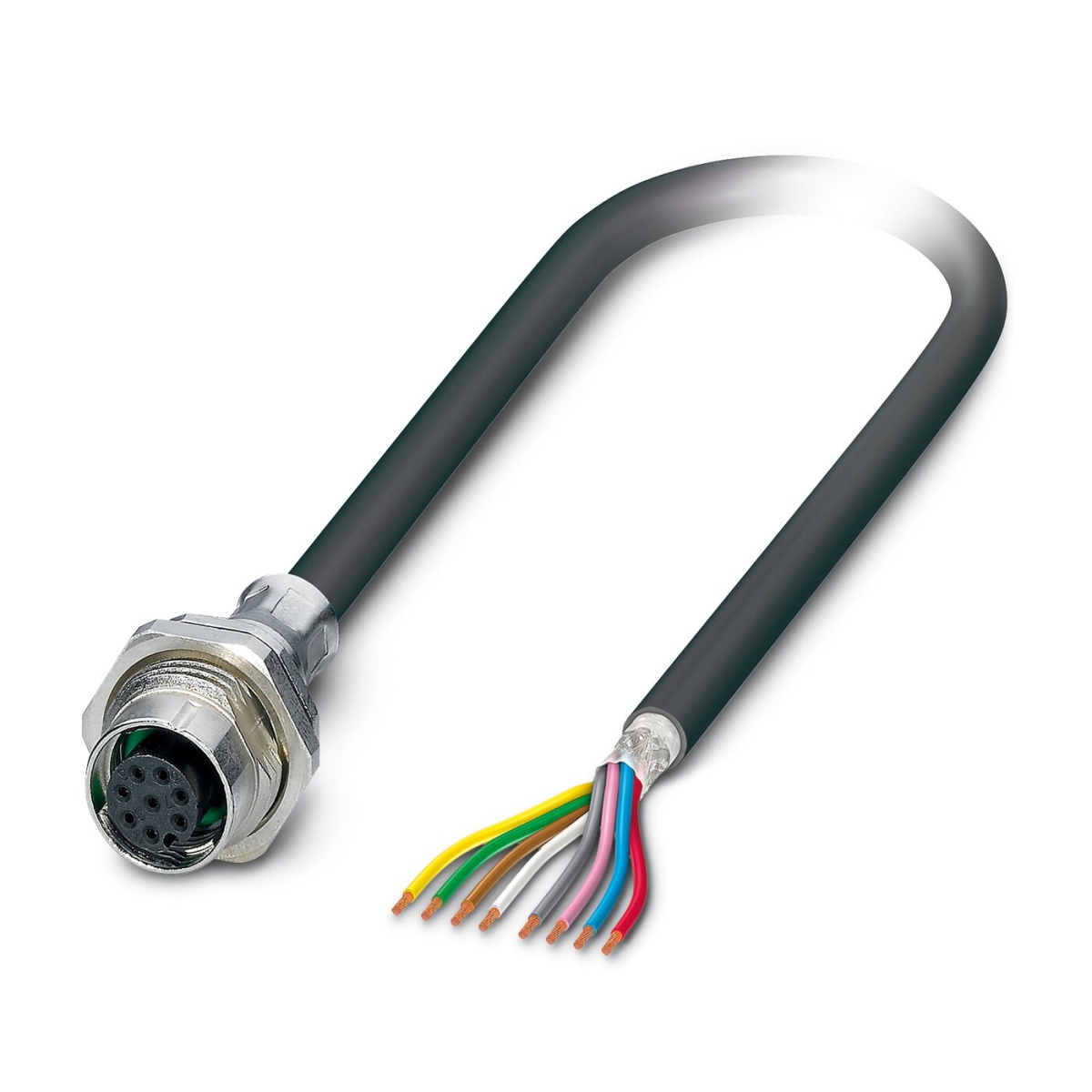 SACCBP-FS-8CON-M16/2,0-PUR SCO, Аппаратн. соединитель, задняя стенка
