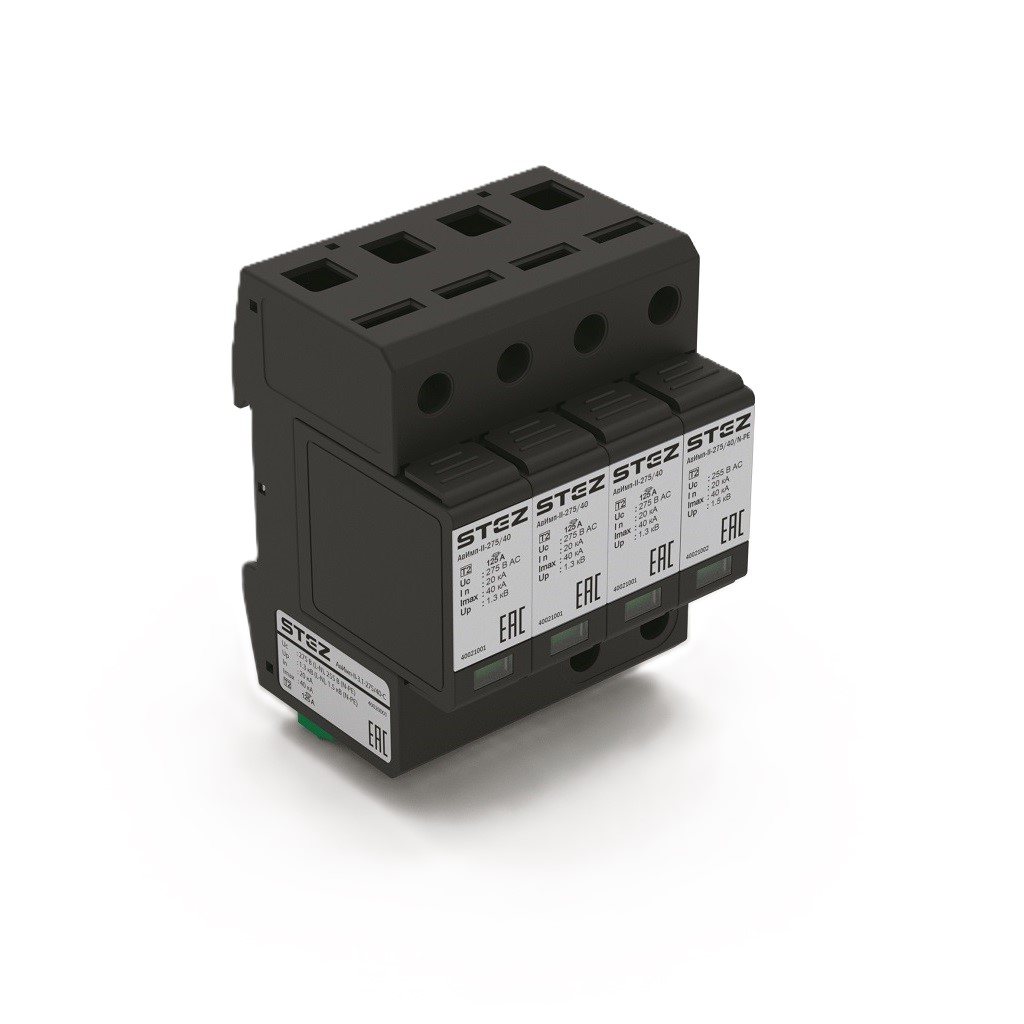 АвИмп-II-3.0-385VF/80-С, УЗИП класса 2, 3 фазы, PEN