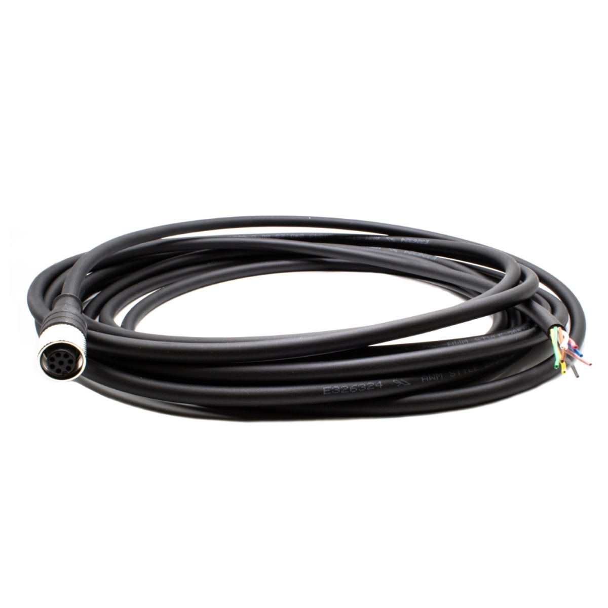 СЦМ12L-08A1PLFH-02 L=5000, Кабель с разъемами
