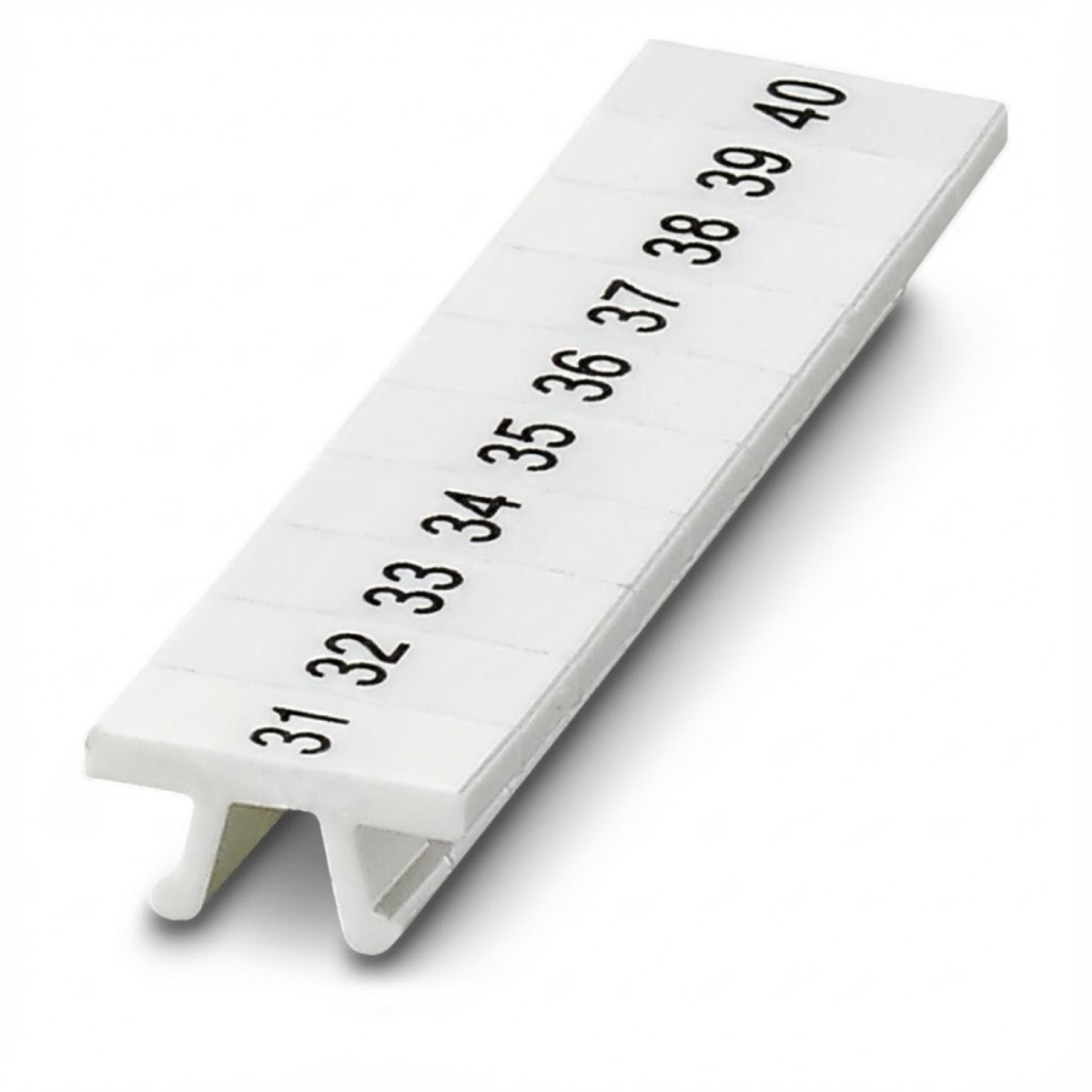 ПМК 4,ГОРИЗ: 31-40, Шильдик маркировочный в составе полосок (по 10 шильдиков)