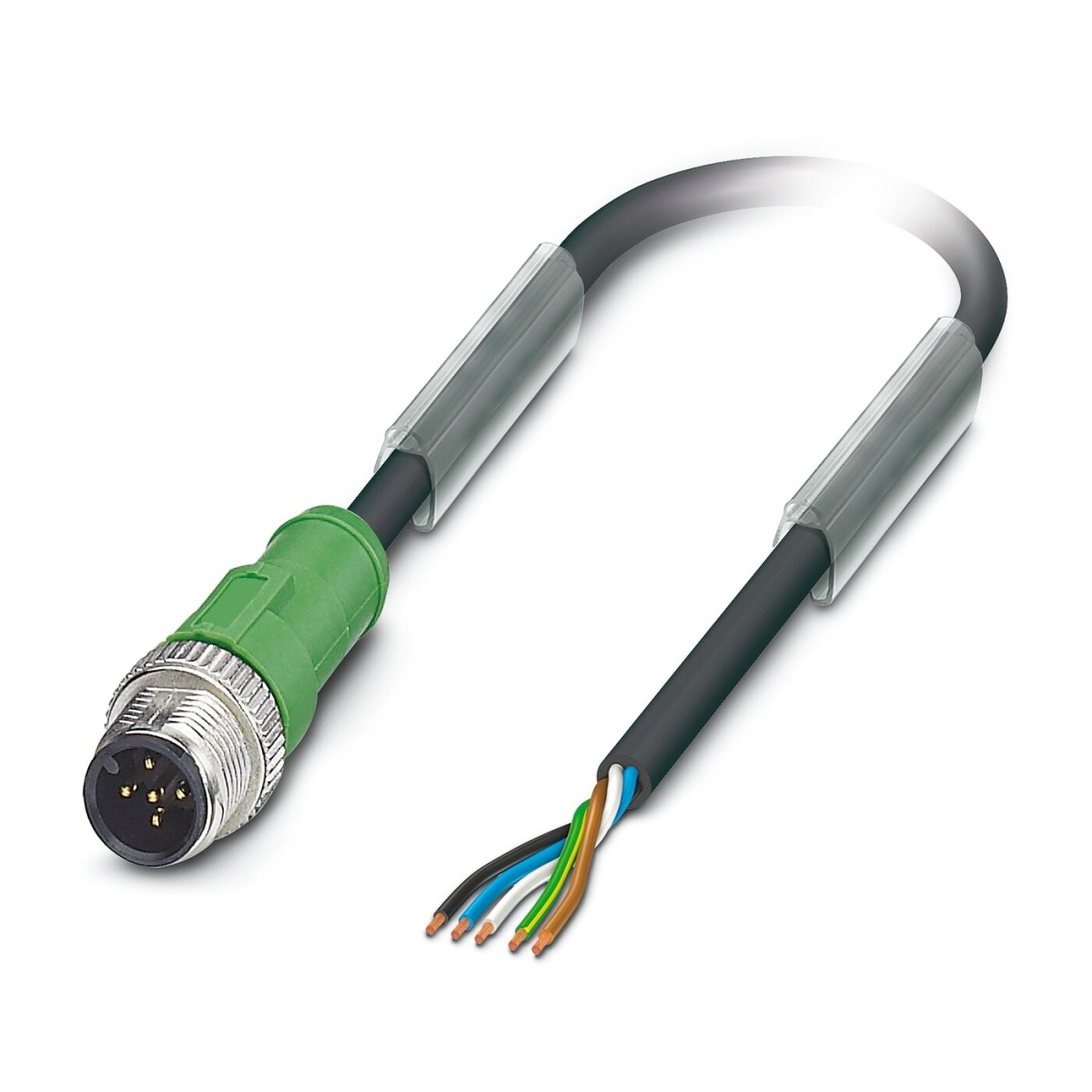 SAC-5P-M12MS/3,0-PUR, Кабель для датчика / исполнительного элемента